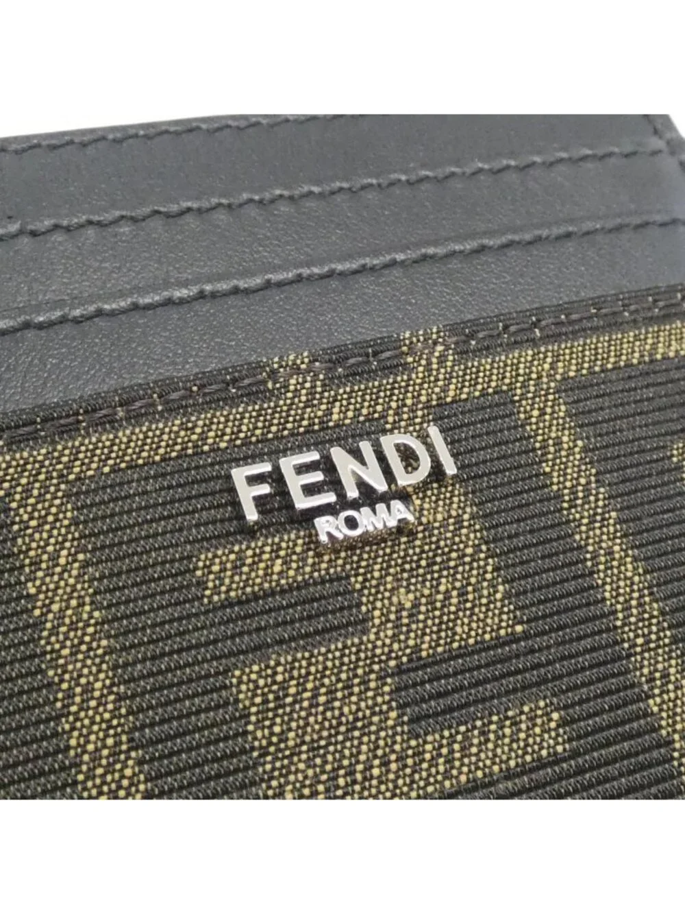 Fendi Card Case Holders Brown